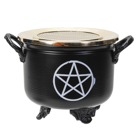 PENTAGRAM CAULDRON INCENSE BURNER C/30