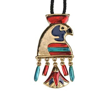 HORUS W/LOTUS PEND/BROOCH W/26" CORD, DC/30