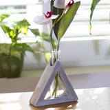 FLW ORG BUD VASE - LG TRIANGLE, C/18