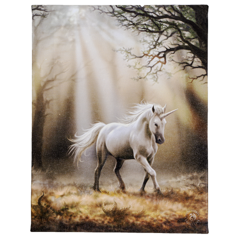 GLIMPSE UNICORN CANVAS PRINT C/48
