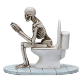 SKELETON ON TOILET, C/24