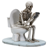 ^ SKELETON ON TOILET, C/24