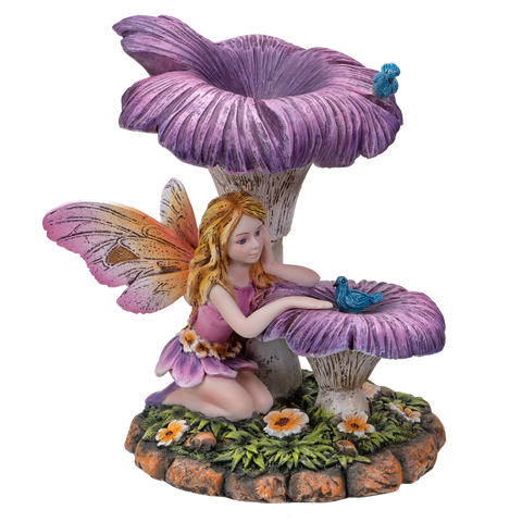 FAIRY RESTING UNDER FLOWER C/12