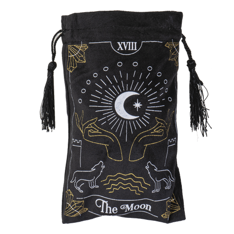 TAROT MOON CARD DRAWSTRING 6PC PACK C/25