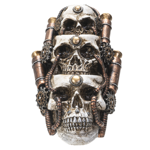 STEAMPUNK SKULLS BACKFLOW BURNER C/12