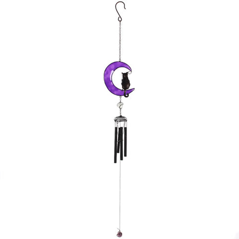 BLACK CAT WIND CHIME C/96