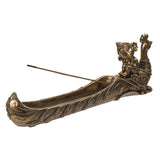 GANESHA ON PEACOCK INCENSE BURNER C/24