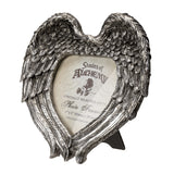 WINGED HEART PICTURE FRAME (4" X 4") C/24