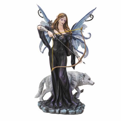 FAIRY ARCHER WITH WHITE WOLF C/1