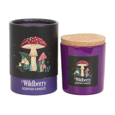 DARK FOREST MUSHROOM WILDBERRY CANDLE C/24