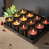 BLACK MAGIC CAULDRON CANDLES SET 12 C/2