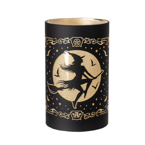 WITCH BY MOONLIGHT LED LANTERN C/24