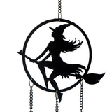 WITCH BY MOONLIGHT HANGING DECORATION C/48