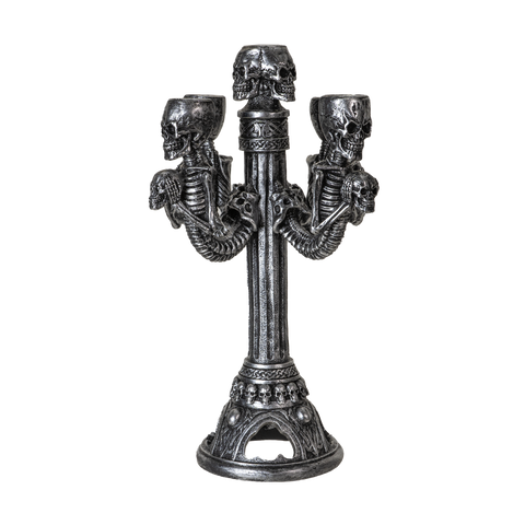 SKULL CANDELABRA C/6