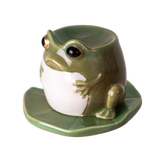 FROG ON LILY PAD OIL BURNER C/24