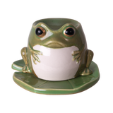 FROG ON LILY PAD OIL BURNER C/24
