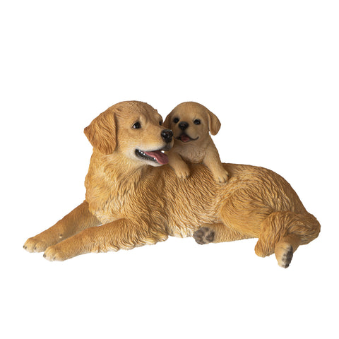 MOTHER AND PUPPY GOLDEN RETRIEVER C/1