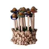 12PC CERAMIC MUSHROOM PICKS WITH PLANTER C/4