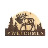 ELK WELCOME PLAQUE C/8