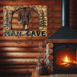 BIGFOOT MAN CAVE PLAQUE C/6