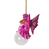 PEONY BUBBLE RIDER FAIRY ORNAMENT C/32