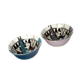 FLW 2PC MED BOWL SET IMPERIAL HOTEL PEACOCK 6"D C/16 MIN OF 2