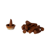*ND MUSK DHOOP CONES 18PCS W/HOLDER C/216