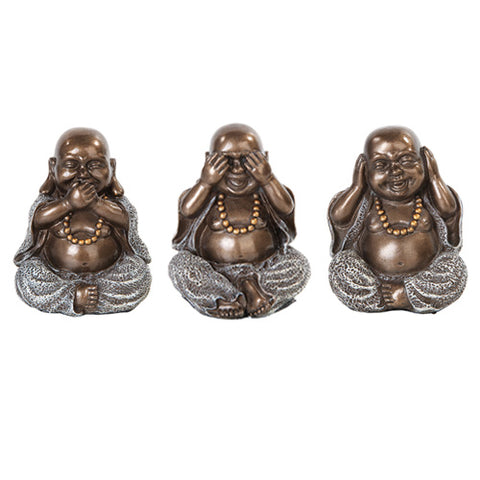 DISC-THREE WISE BUDDHA SET C/12