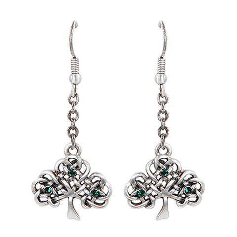 DISC-CELTIC TREE OF LIFE EARRING60