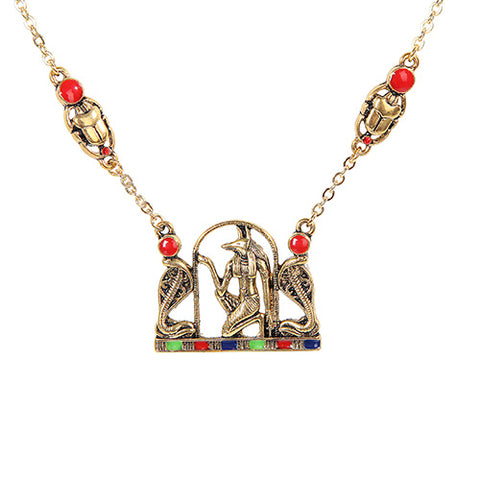 DISC-ANUBIS NECKLACE C/60 MINIMUM OF 2
