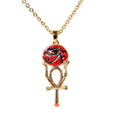 DISC-EGYPTIAN EYES NECKLACE C/60 MINIMUM OF 2