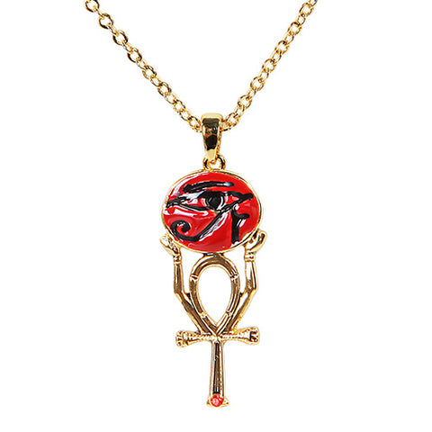 DISC-EGYPTIAN EYES NECKLACE C/60 MINIMUM OF 2
