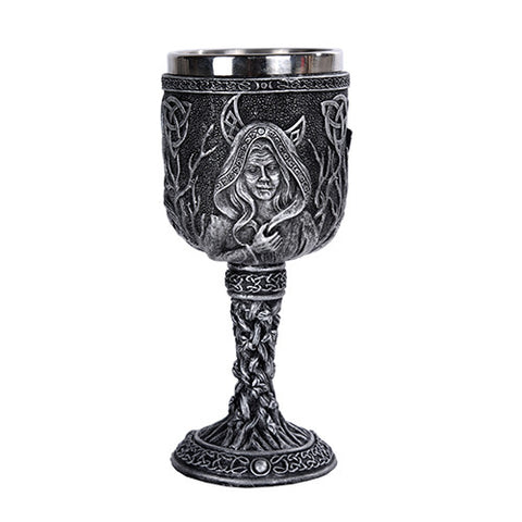 TRIPLE MOON GODDESS GOBLET, C/24