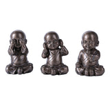 NO EVIL MONKS SET OF 3 C/24