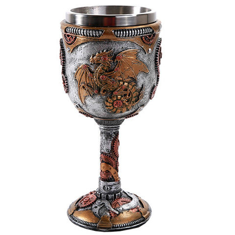 STEAMPUNK DRAGON GOBLET, C/24