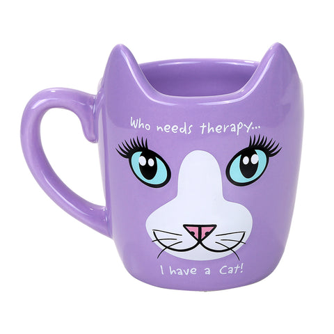 DISC-THERAPY CAT MUG C/24