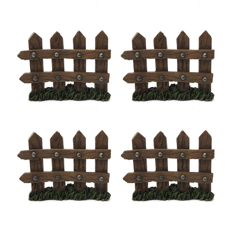 WOODEN FENCE PACK OF 4  C/36