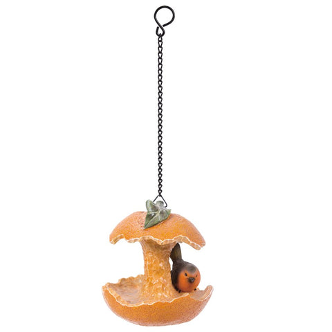 DISC-ORANGE BIRD FEEDER C/6