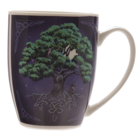 DISC-TREE OF LIFE BONE CHINA MUG C/36