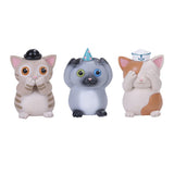 DISC-THREE NO EVIL CATS C/24 MINIMUM OF 2