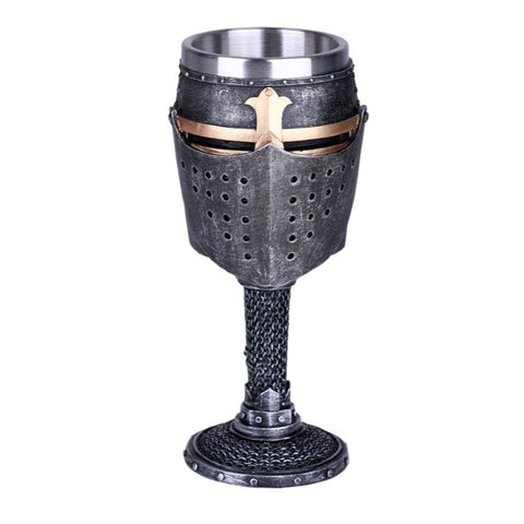 KNIGHT HELMET GOBLET C/24