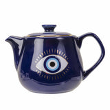 EVIL EYE TEA POT BLUE C/36