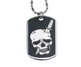 DAGGER SKULL DOG TAG , DC/60