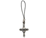 SKELETON CRUCIFIX MOBILE STRAP , DC/60