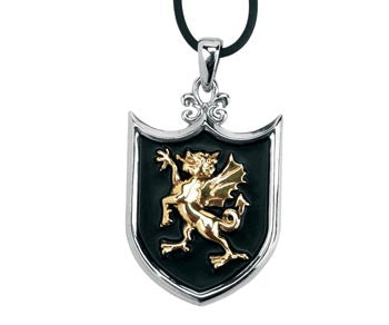 DRAGON SHIELD PENDANT , DC/60