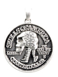 Skull Quarter Pendant