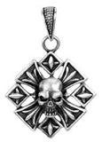 Fleur Skull Pendant