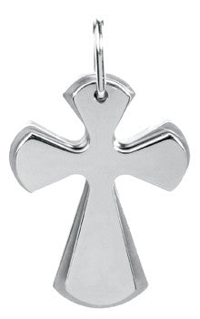 TWIN CROSS PENDANT 316L , DC/60