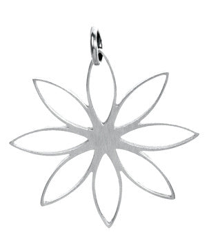 FLOWER PENDANT 316L, DC/60