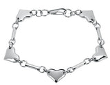 HEART CHAIN BRACELET 316L, DC/30